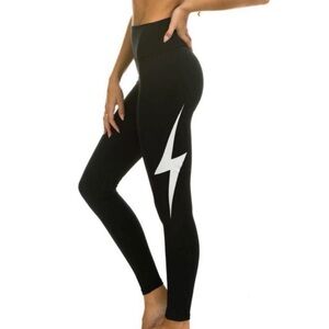 Aviator Nation lightning bolt leggings - S